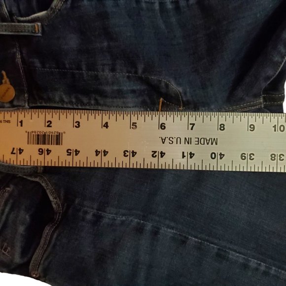 Frame Le High Skinny Wyman 27 (Meas 23x27.5 9.5" Mid Rise) Front Slit Jeans A13 - Picture 11 of 11